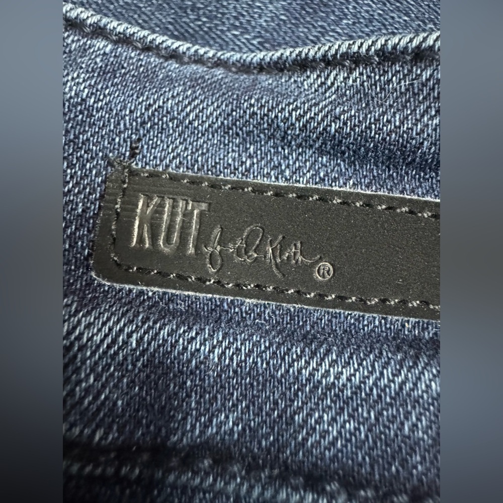 KUT from the Kloth Baby Bootcut Jeans 18W Dark Wash High Rise 33” Inseam Plus - Picture 8 of 8